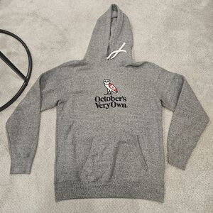 October's Very Own Grey Heritage Speckled Hoodie Canada Large OVO